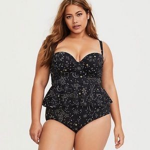 Torrid Size 0 Push-up Midkini Swimming Suit